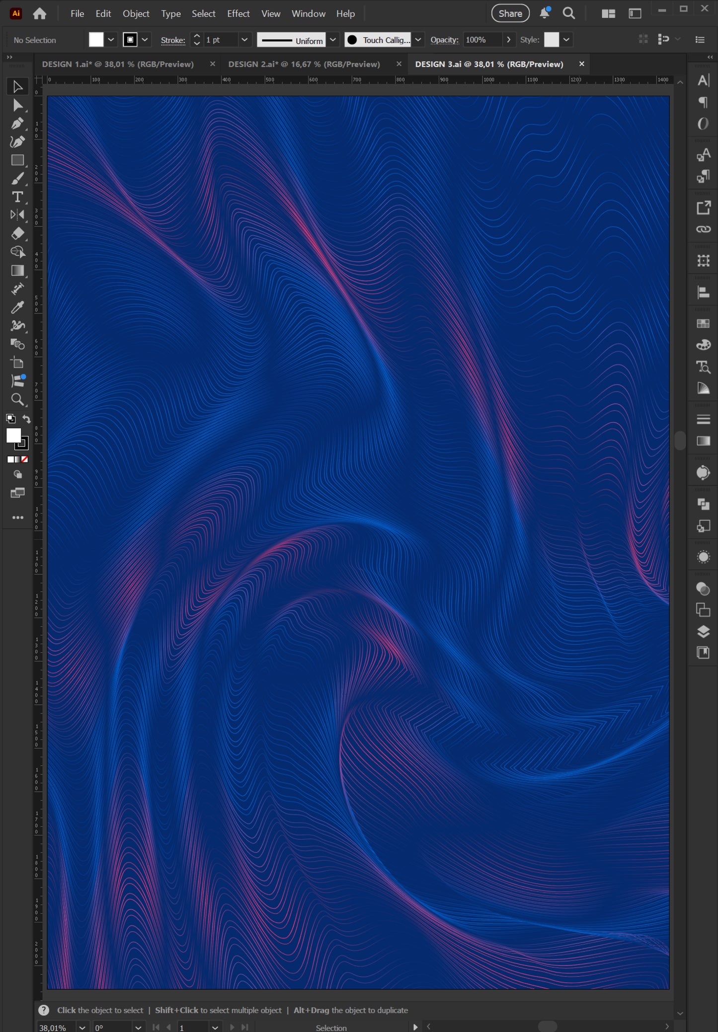 4 Vector Texture Pack – Abstract Waves – AI & EPS Files