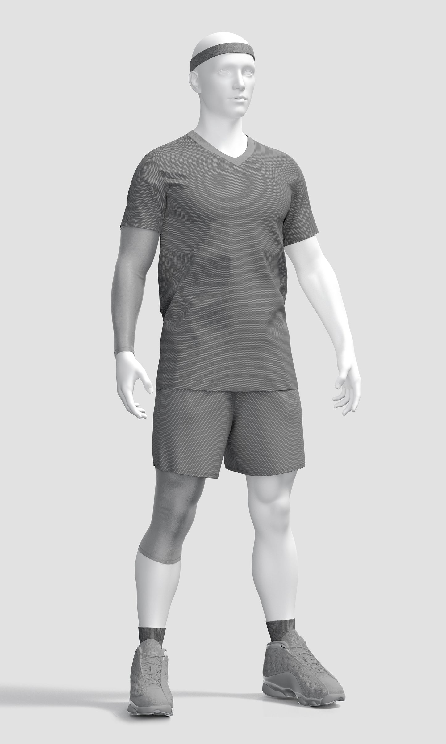 Basketball Uniform Mockup – Side View, High-Resolution