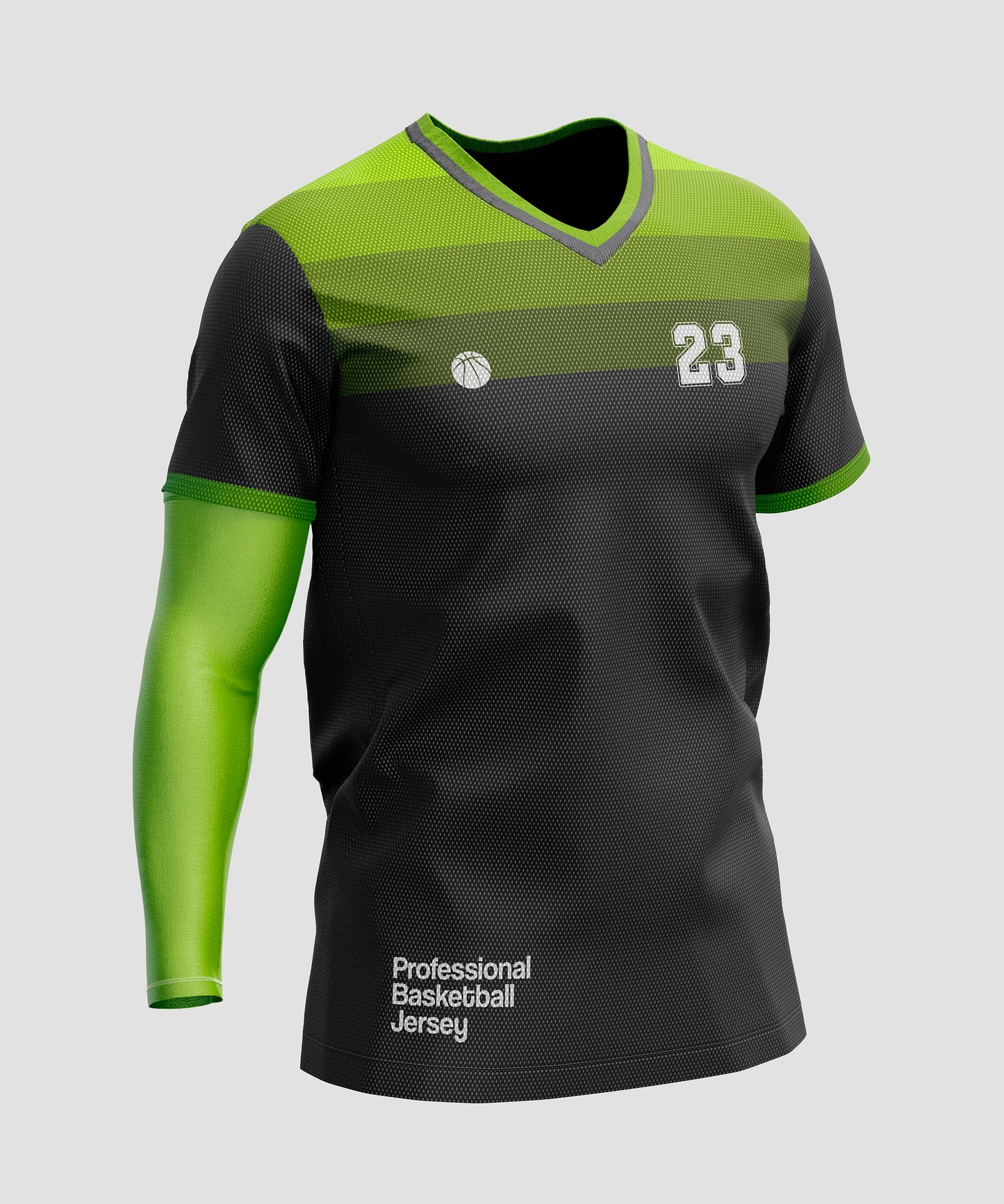 Basketball Jersey Mockup – Side View, High-Resolution