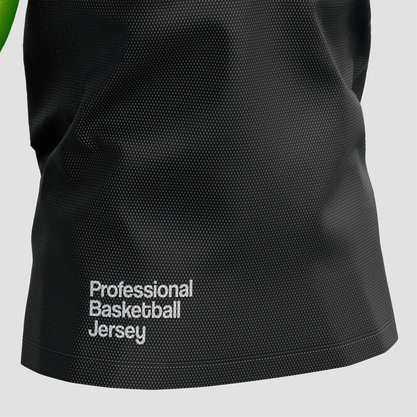 Basketball Jersey Mockup – Side View, High-Resolution