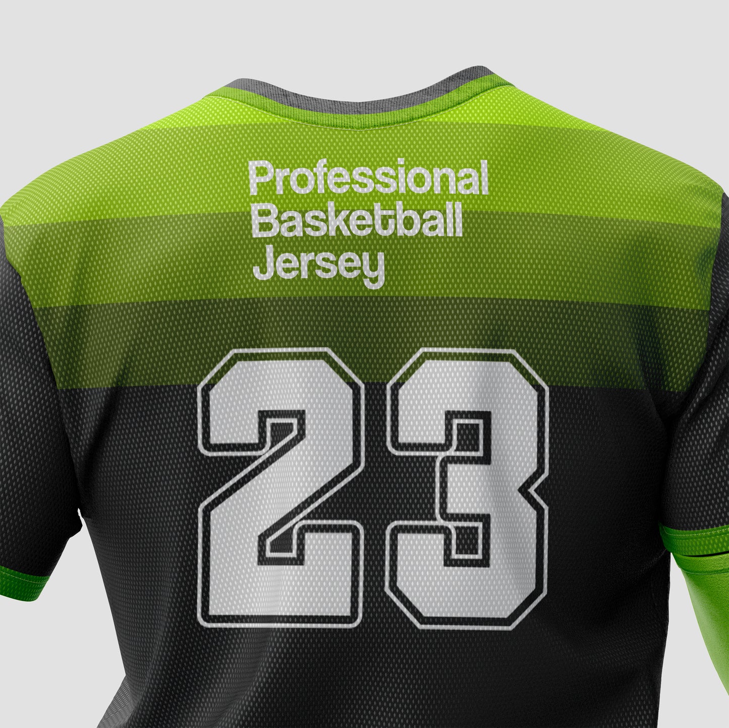 Basketball Jersey Mockup – Back View, High-Resolution