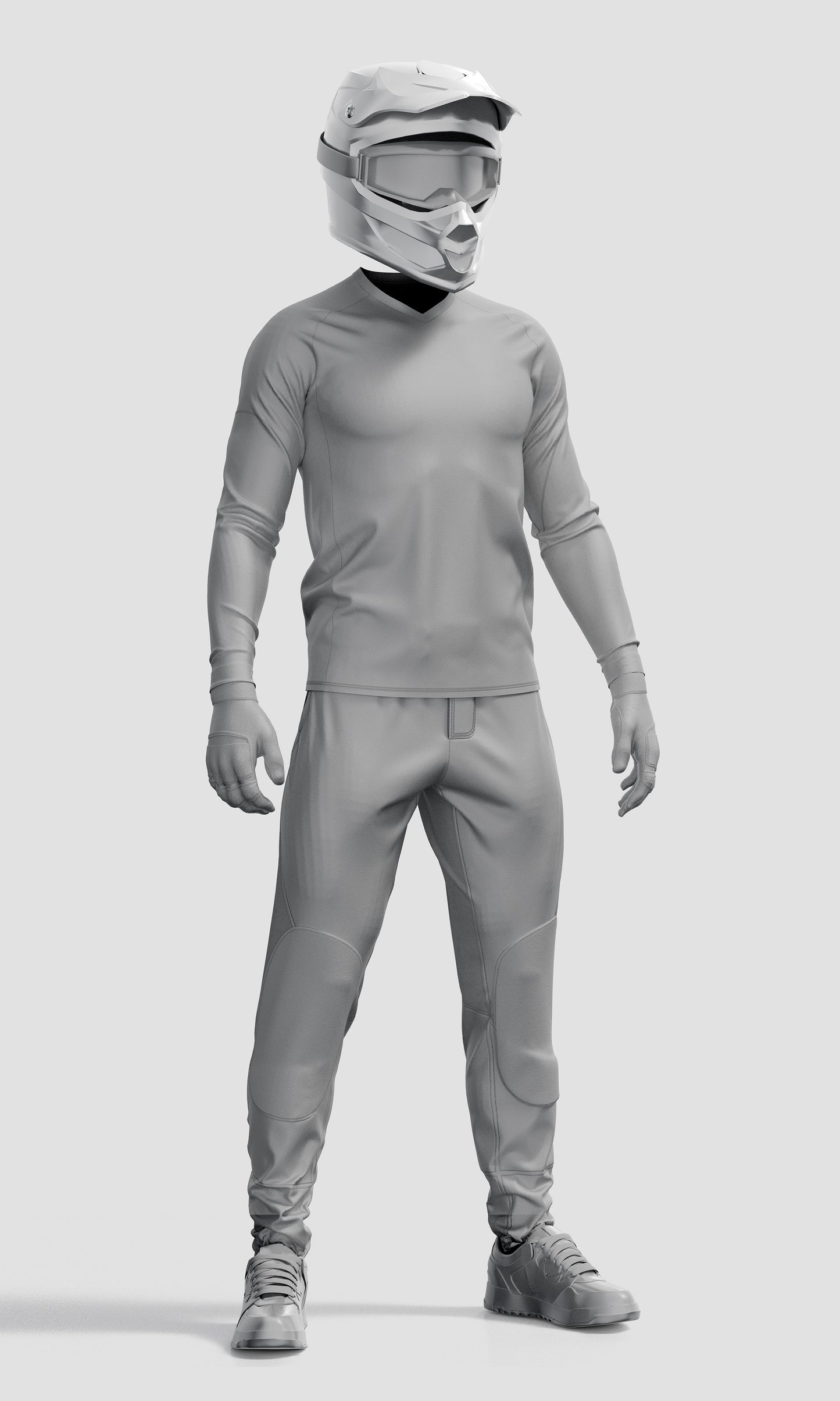 BMX Uniform Mockup – High-Resolution, Side View
