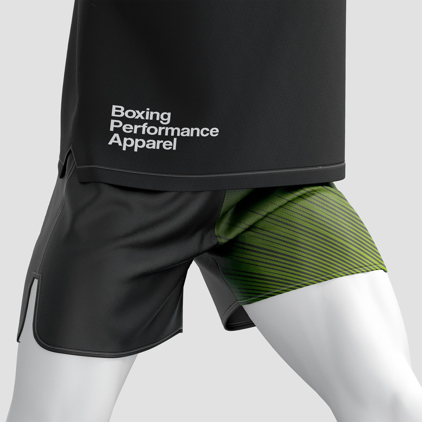 Boxing Training Mockup – Side View, High-Resolution
