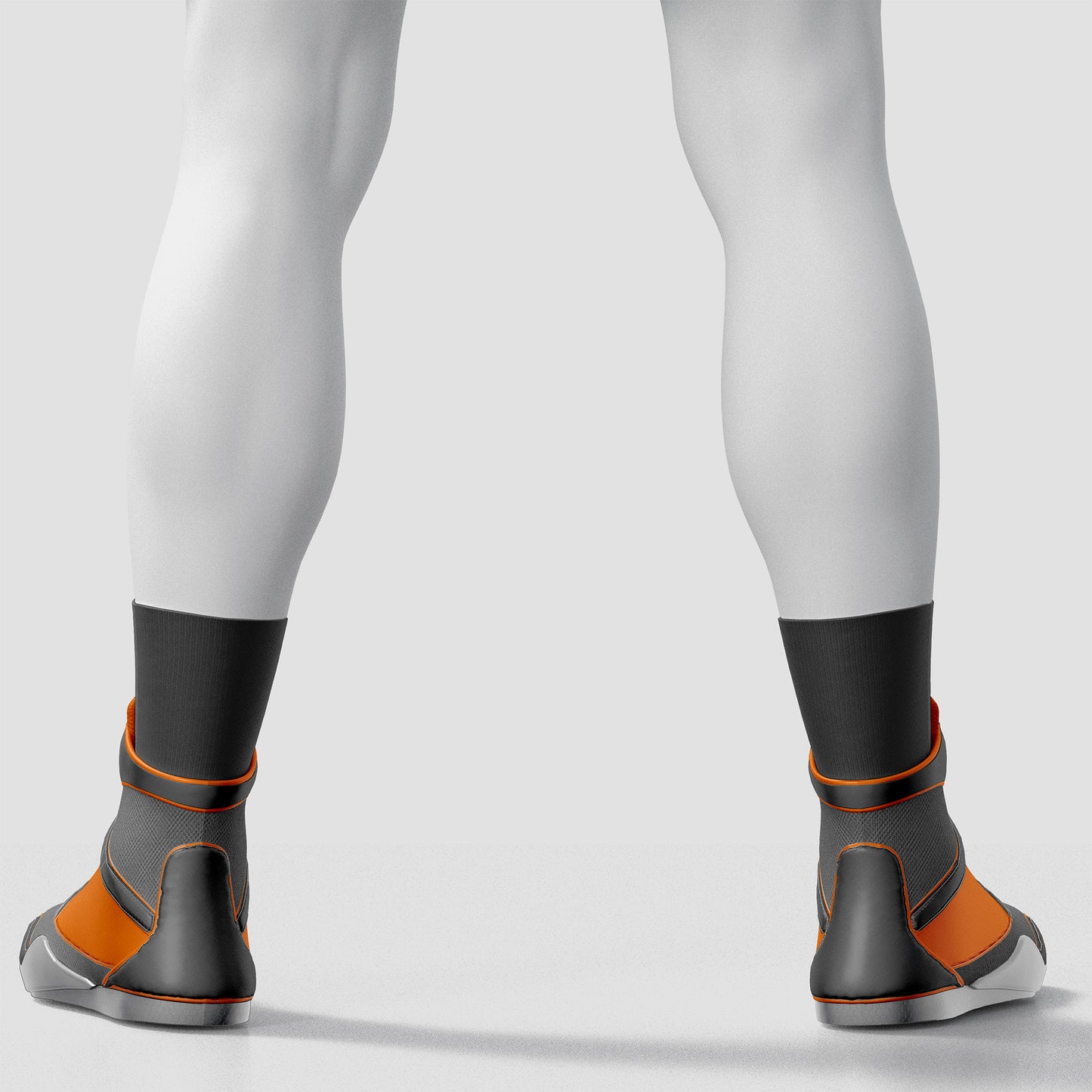 Boxing Competition Mockup – Back View, High-Resolution