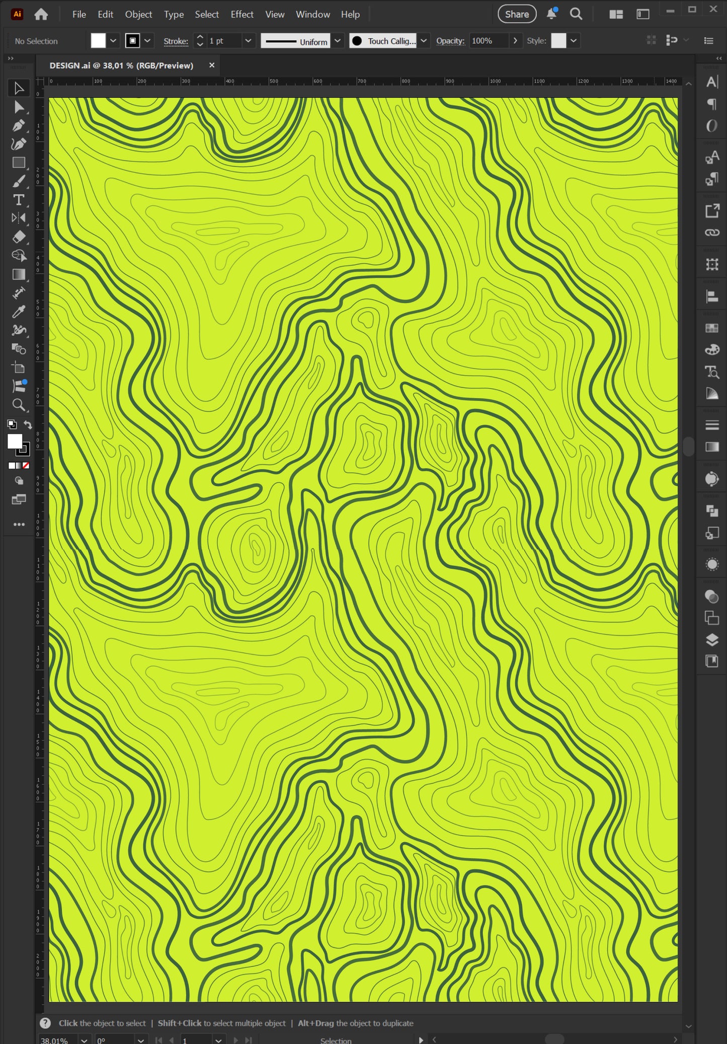 4 Vector Texture Pack – Topographic Maps – AI & EPS Files