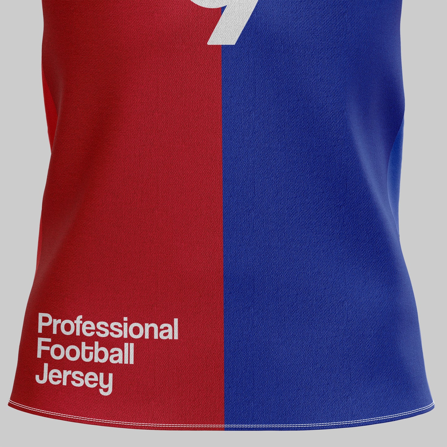 Football Jersey Mockup – Front View, High-Resolution