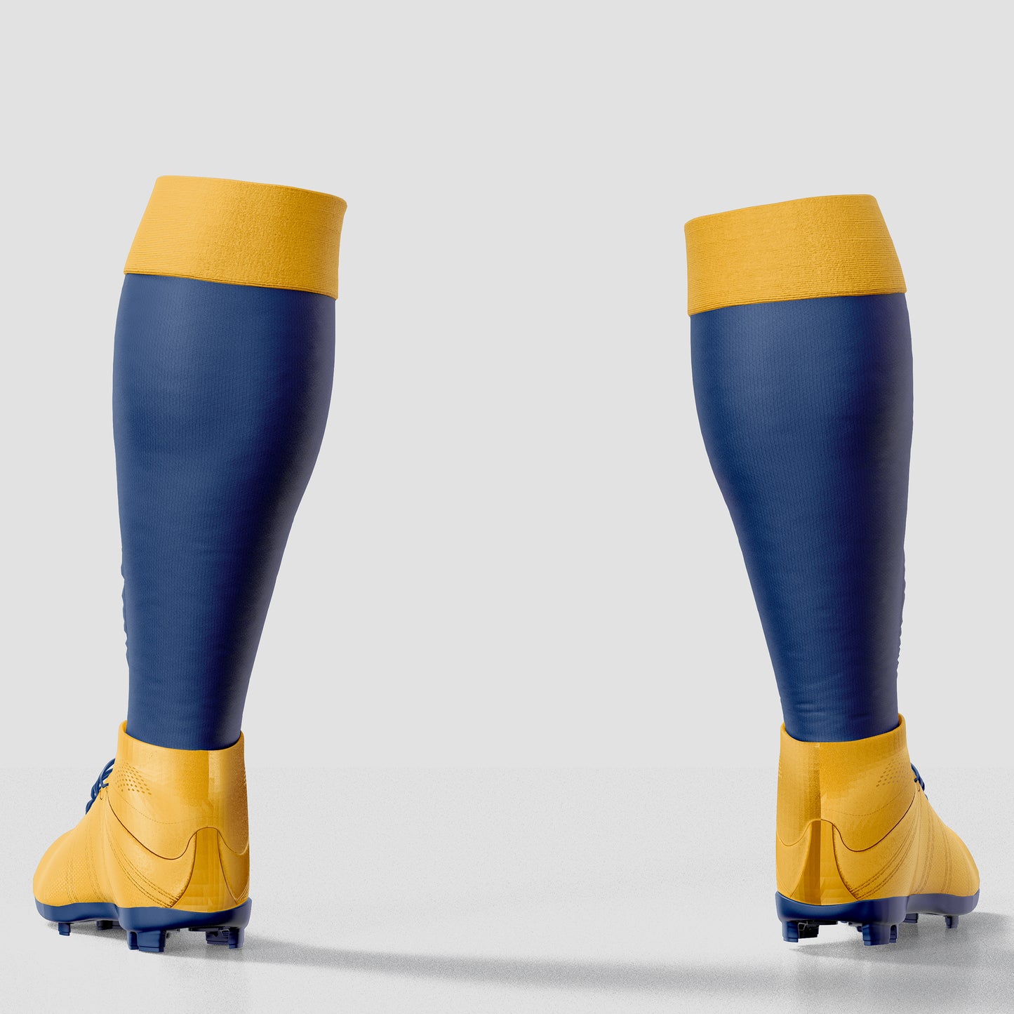 Football Uniform Mockup – Back View (Long Sleeve Jersey)