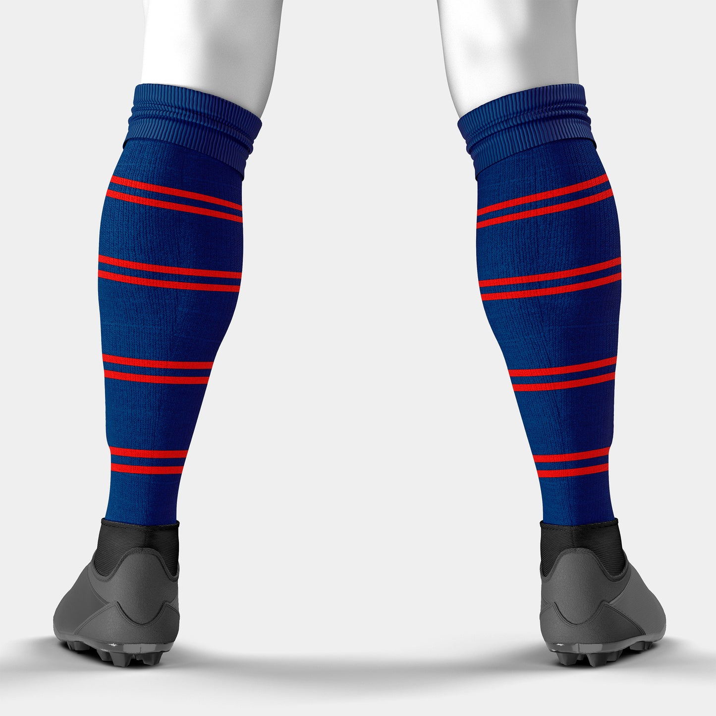 Football Uniform Mockup – Classic 1999 Edition, Back View, High-Resolution