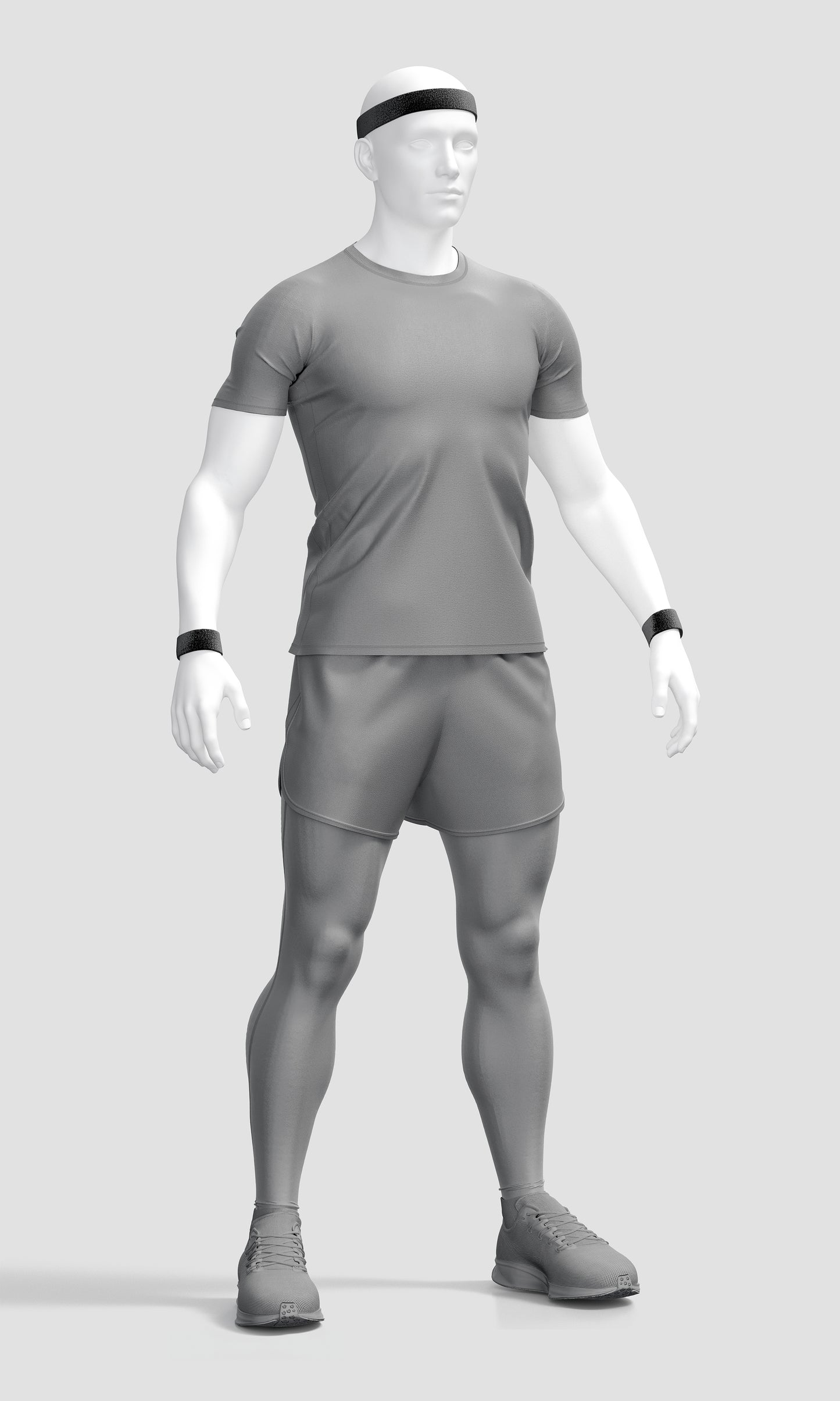 Activewear Uniform Mockup – High-Resolution, Side View