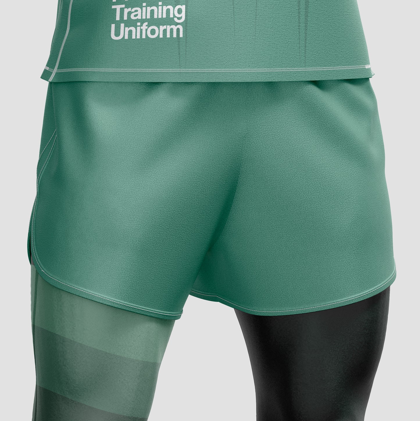 Activewear Uniform Mockup – High-Resolution, Side View
