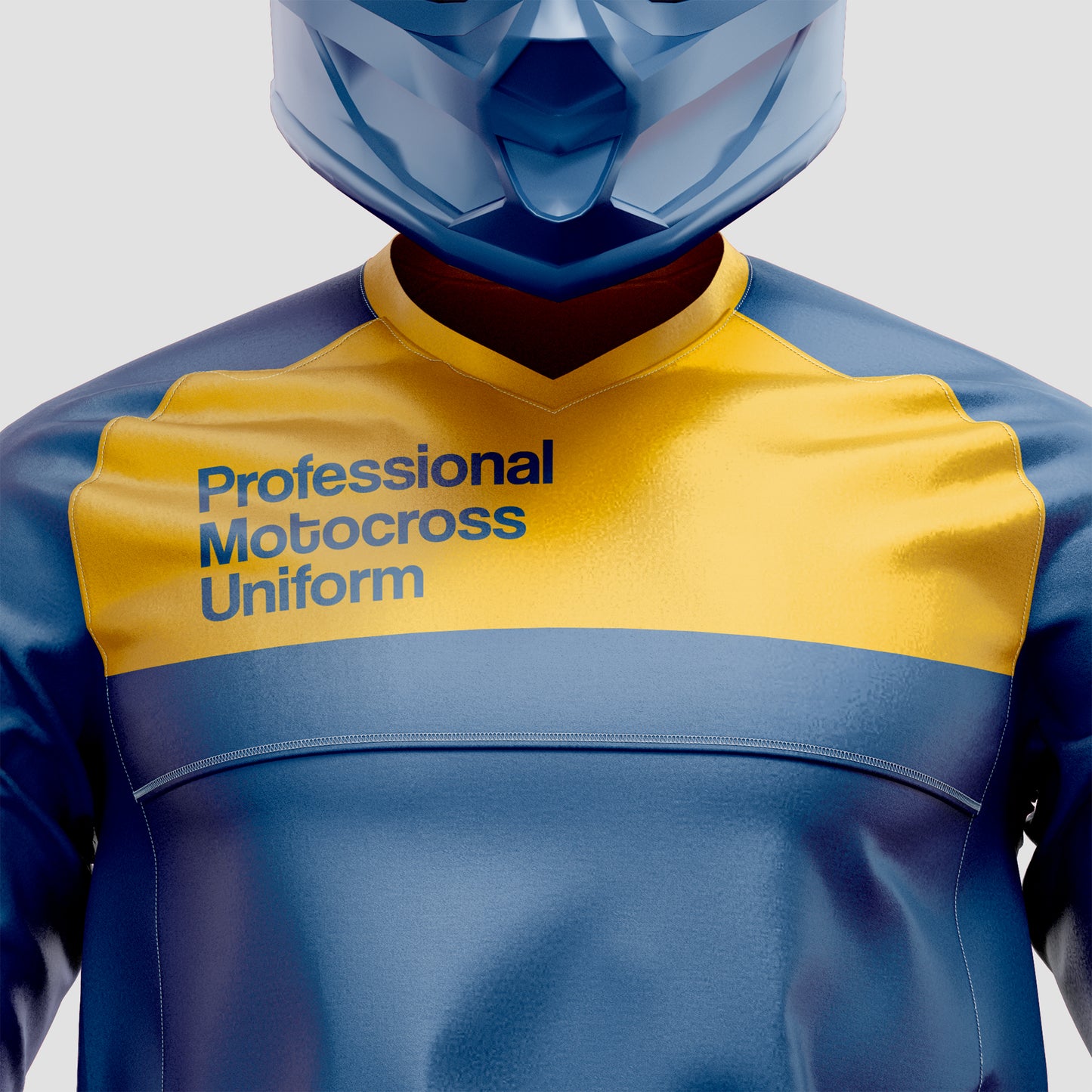 Motocross Uniform Mockup – High-Resolution, Front View