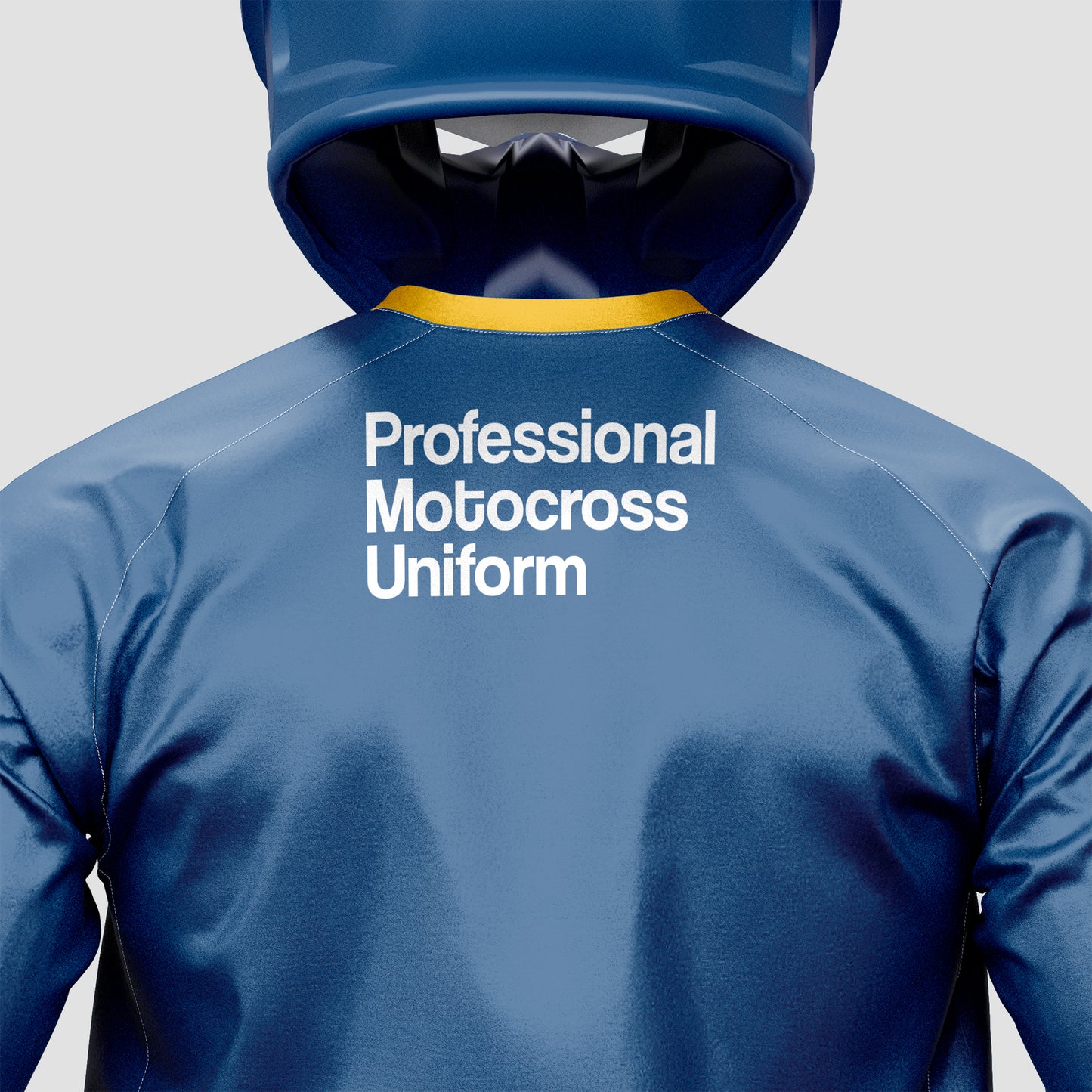Motocross Uniform Mockup – High-Resolution, Back View