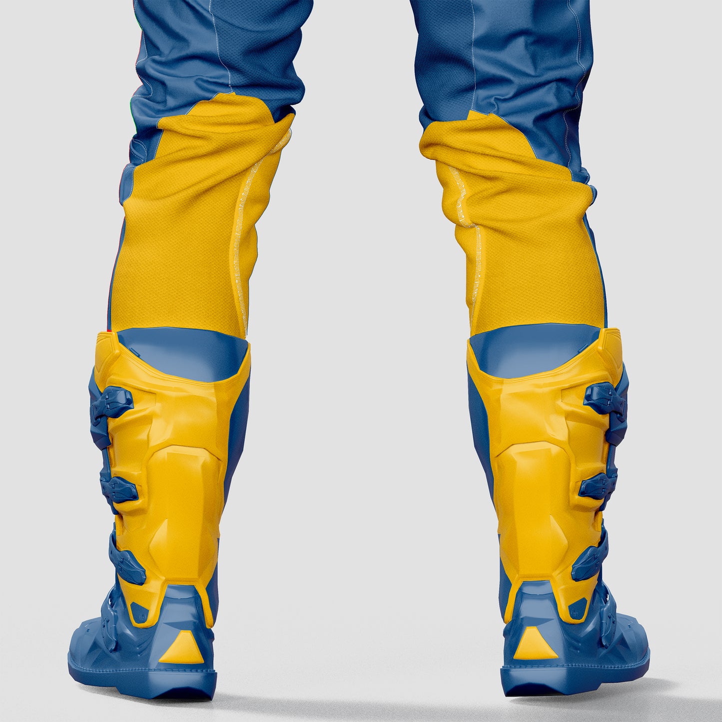 Motocross Uniform Mockup – High-Resolution, Back View