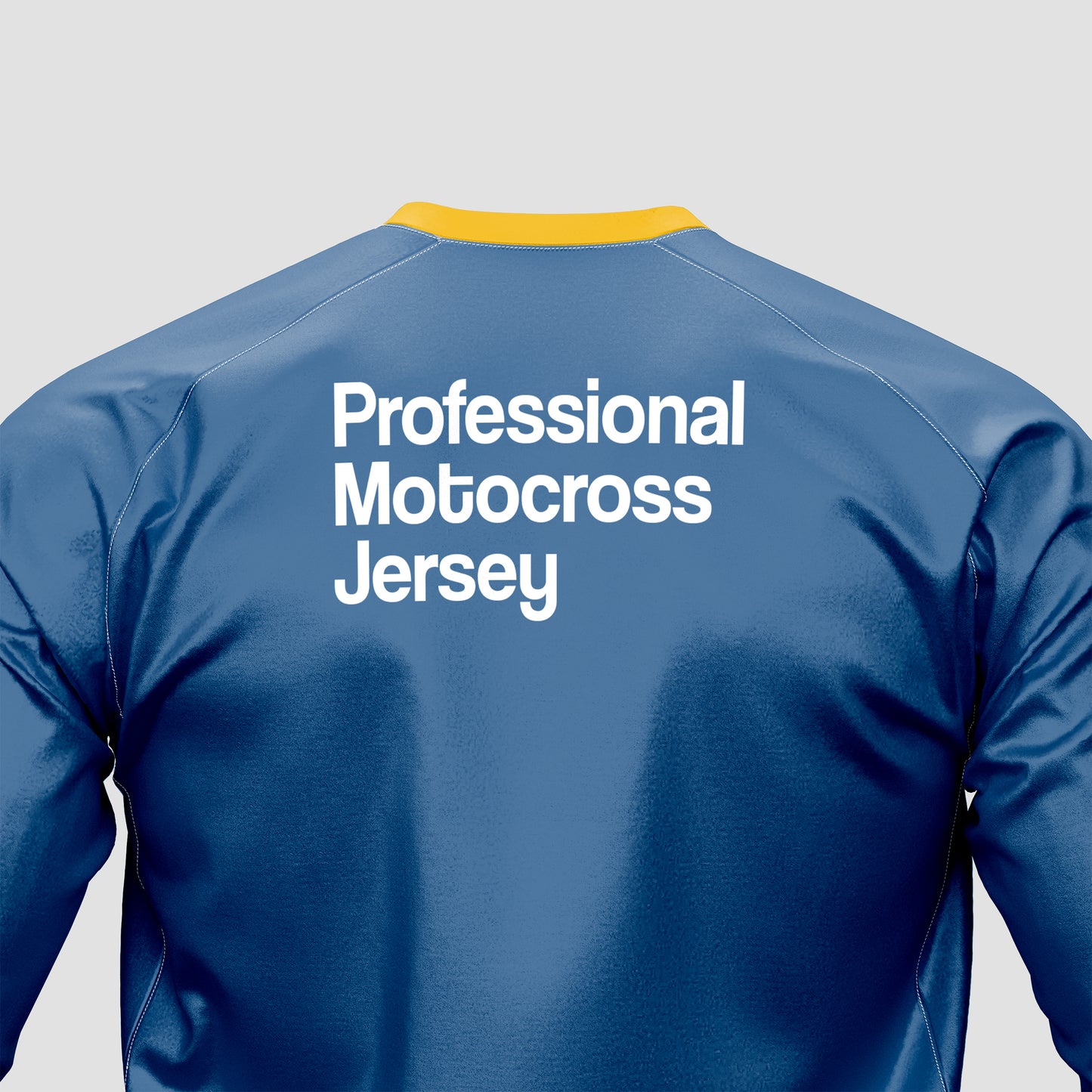 Motocross Jersey Mockup – High-Resolution, Back View