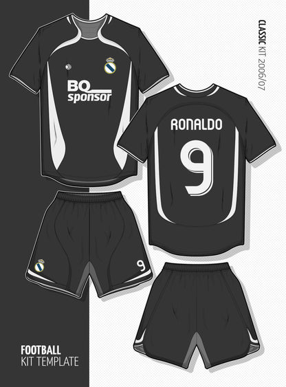 Football Kit Template – Classic 2006/07 Edition (AI & EPS Files)