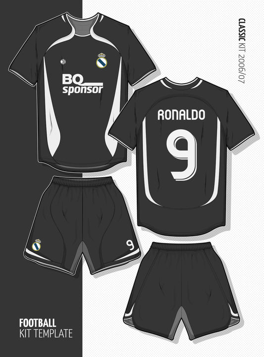 Football Kit Template – Classic 2006/07 Edition (AI & EPS Files)