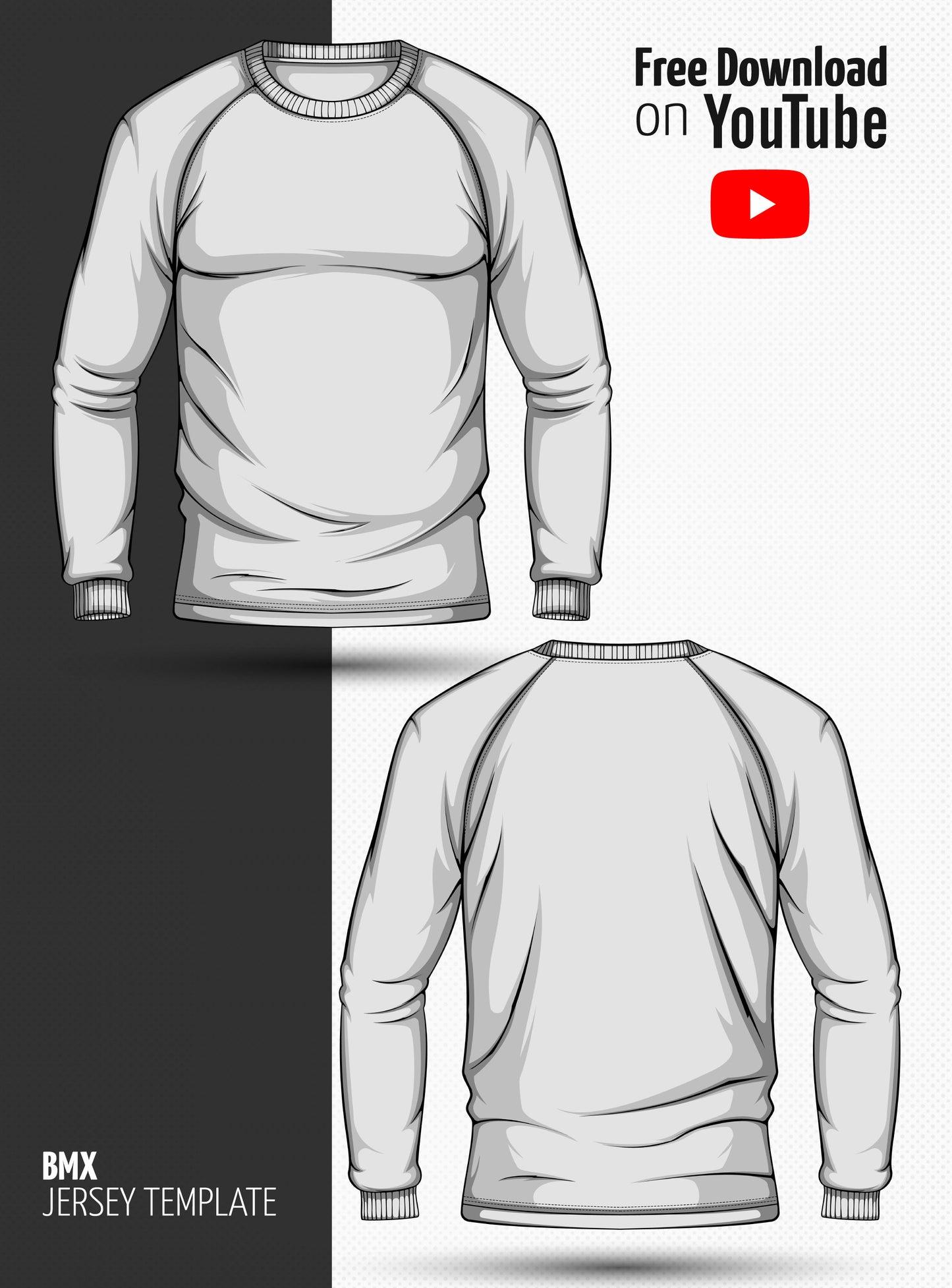 BMX Jersey Template – Urban Edition (AI & EPS Files)