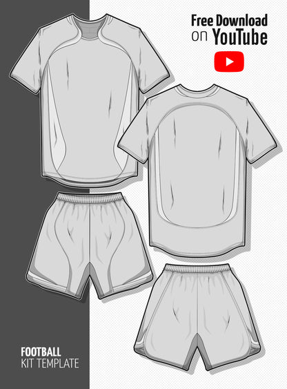 Football Kit Template – Classic 2006/07 Edition (AI & EPS Files)