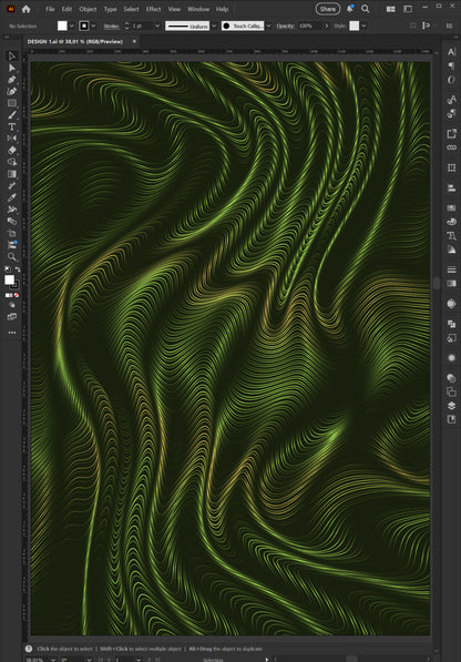 4 Vector Texture Pack – Abstract Waves – AI & EPS Files