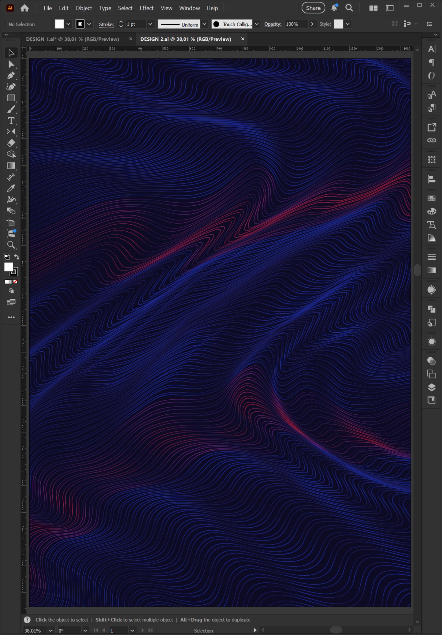 4 Vector Texture Pack – Abstract Waves – AI & EPS Files