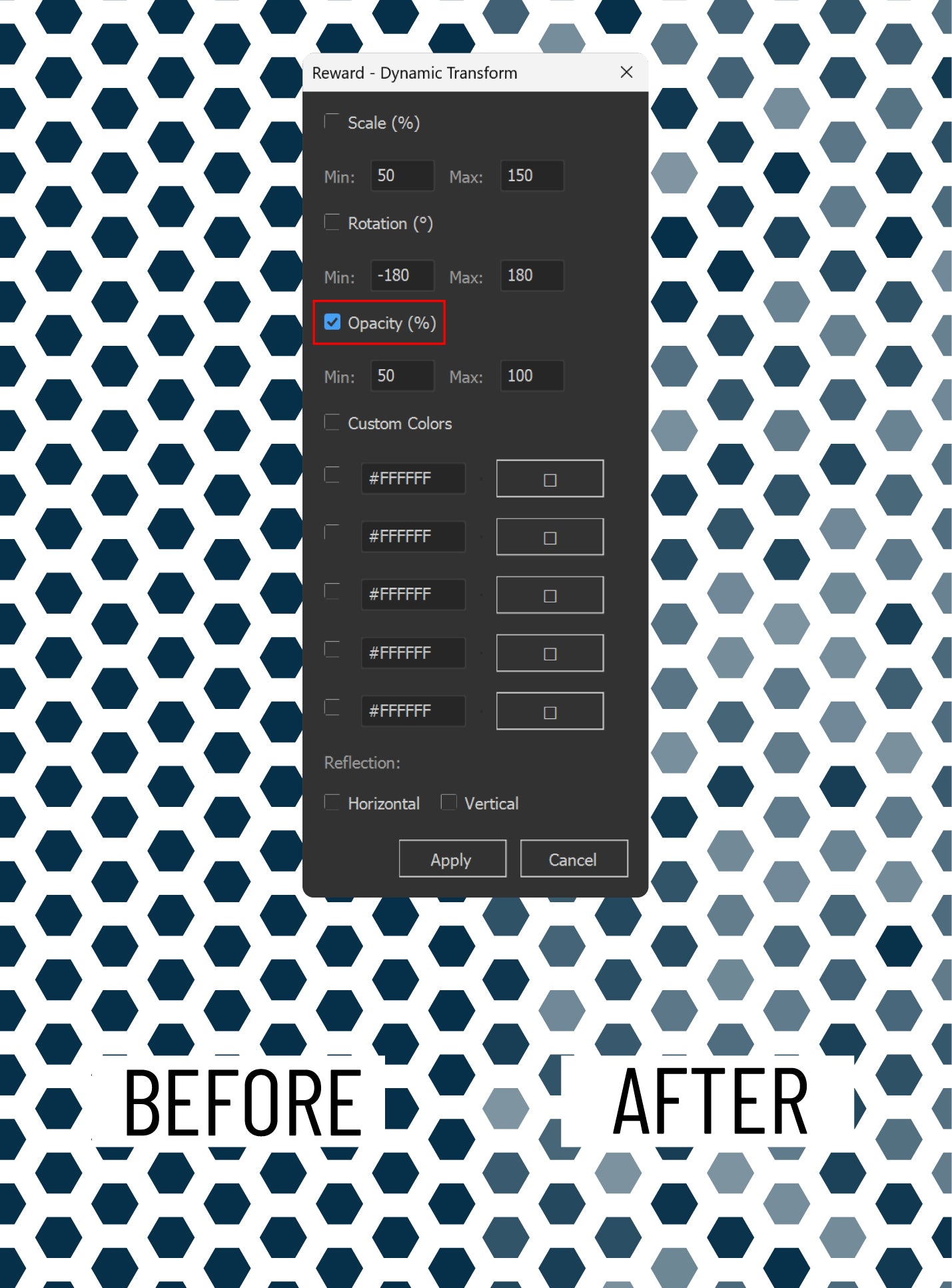 Illustrator Script: Dynamic Transform | Shape Randomizer