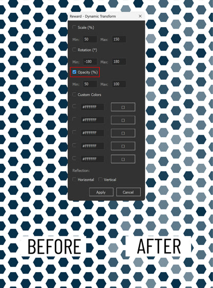 Illustrator Script: Dynamic Transform | Shape Randomizer