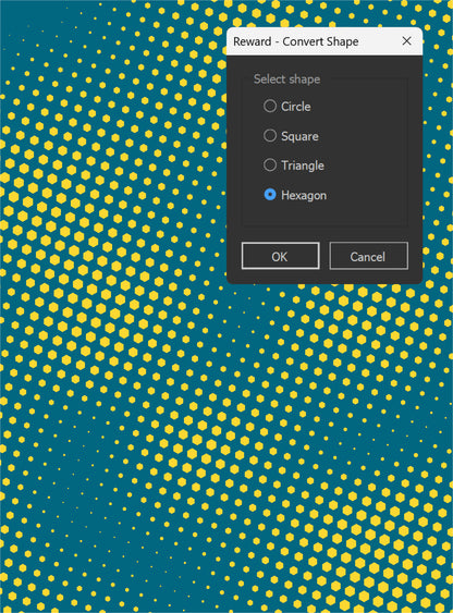 Illustrator Script: Converter Shape (Circle, Square, Triangle, Hexagon)