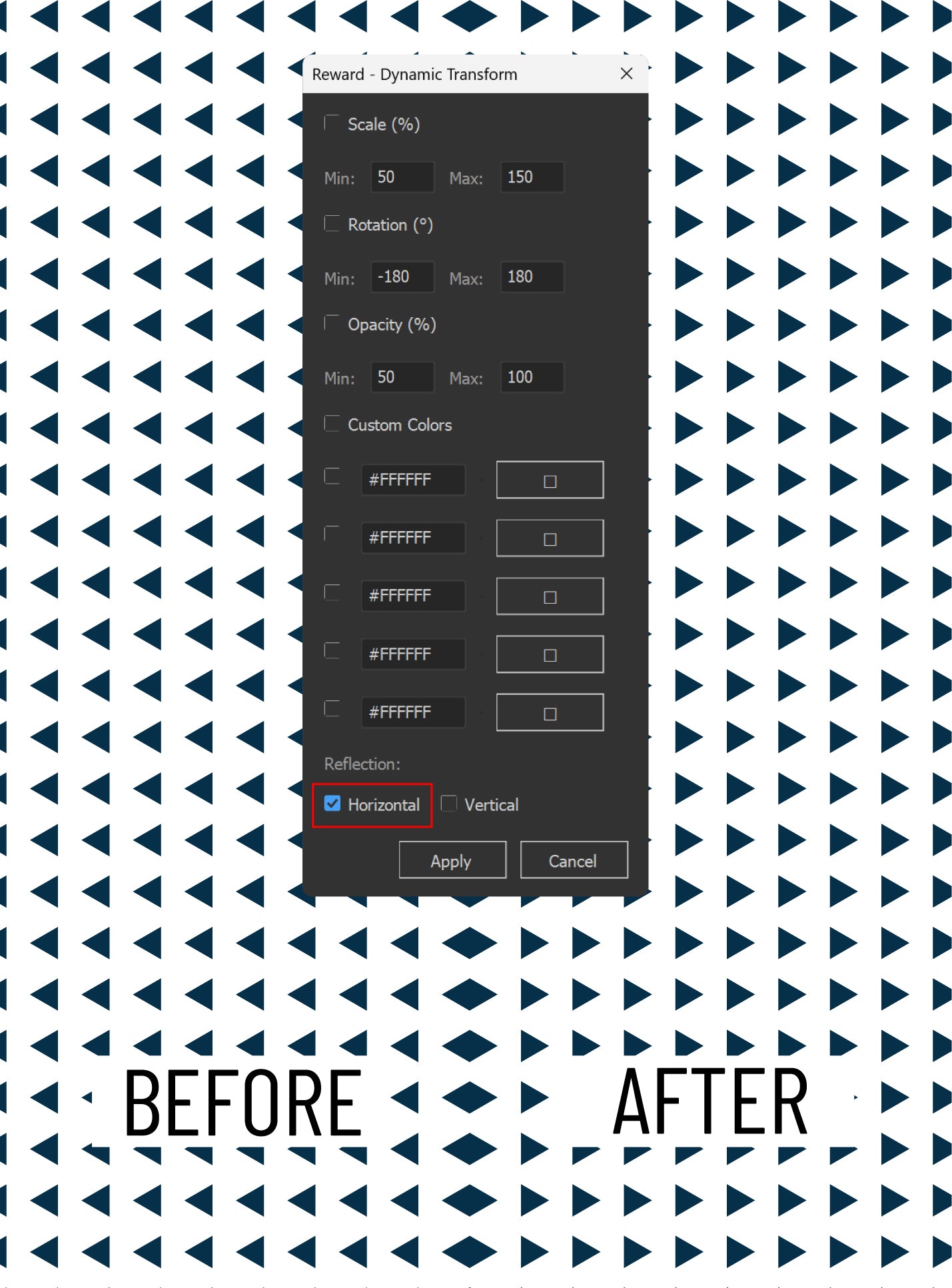 Illustrator Script: Dynamic Transform | Shape Randomizer