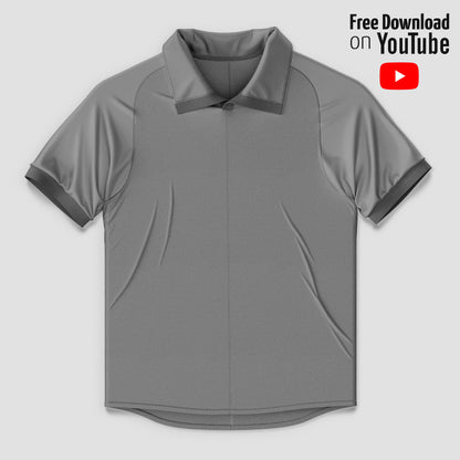 Football Jersey Mockup – Classic 1999 Edition, Front View, High-Resolution