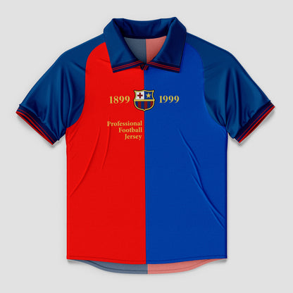 Football Jersey Mockup – Classic 1999 Edition, Front View, High-Resolution