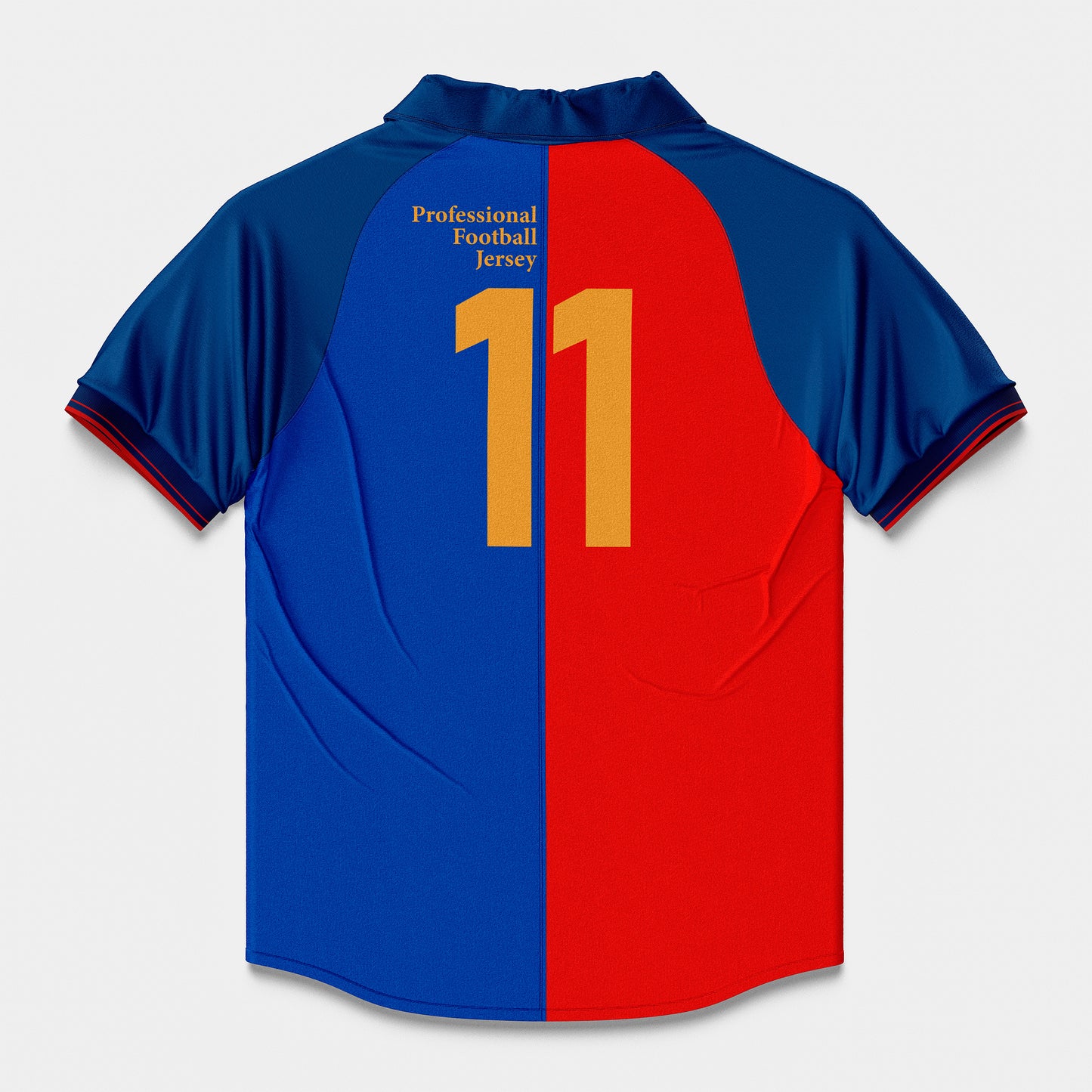 Football Jersey Mockup – Classic 1999 Edition, Back View, High-Resolution