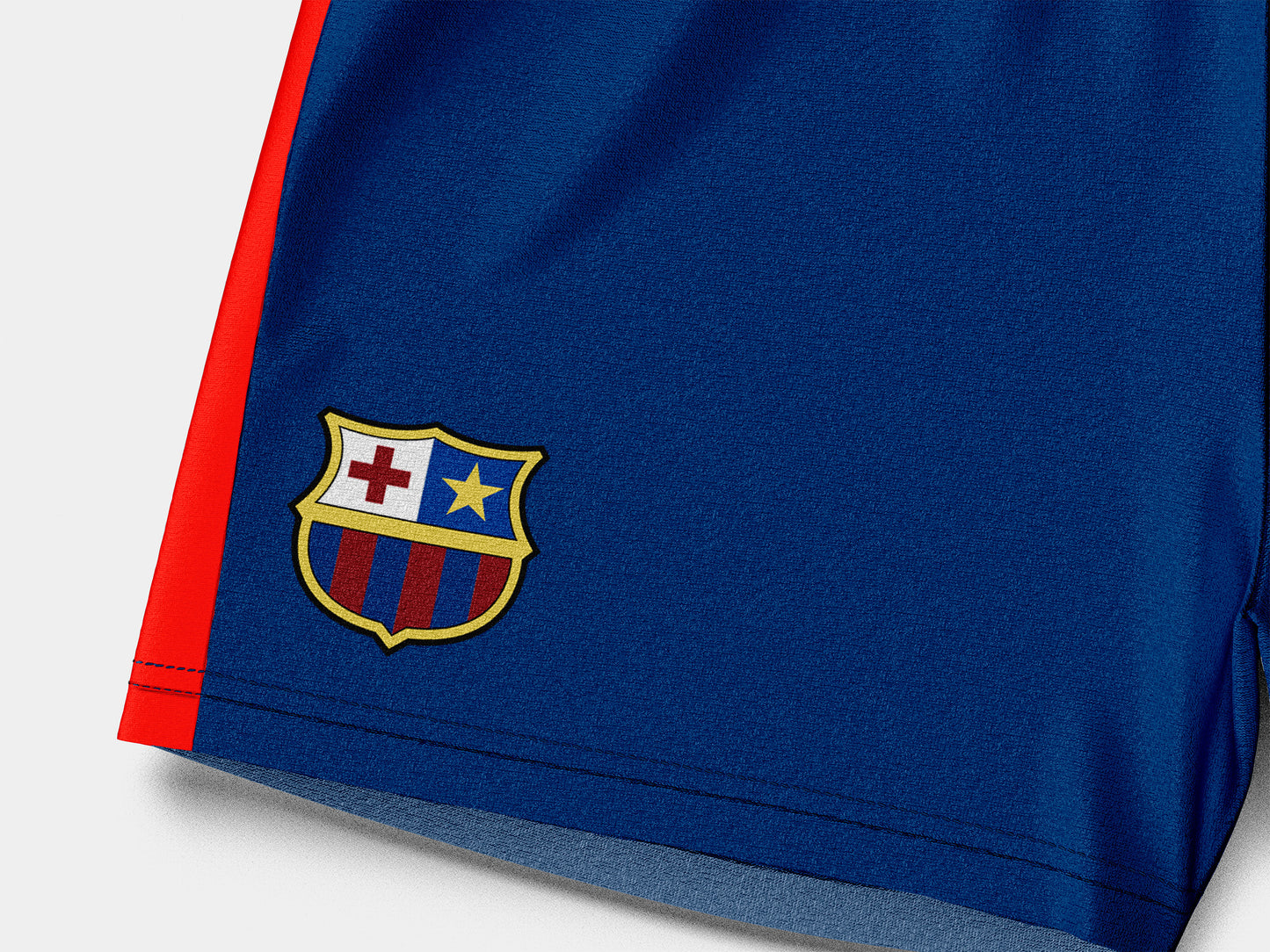 Football Shorts Mockup – Classic 1999 Edition, Front View, High-Resolution