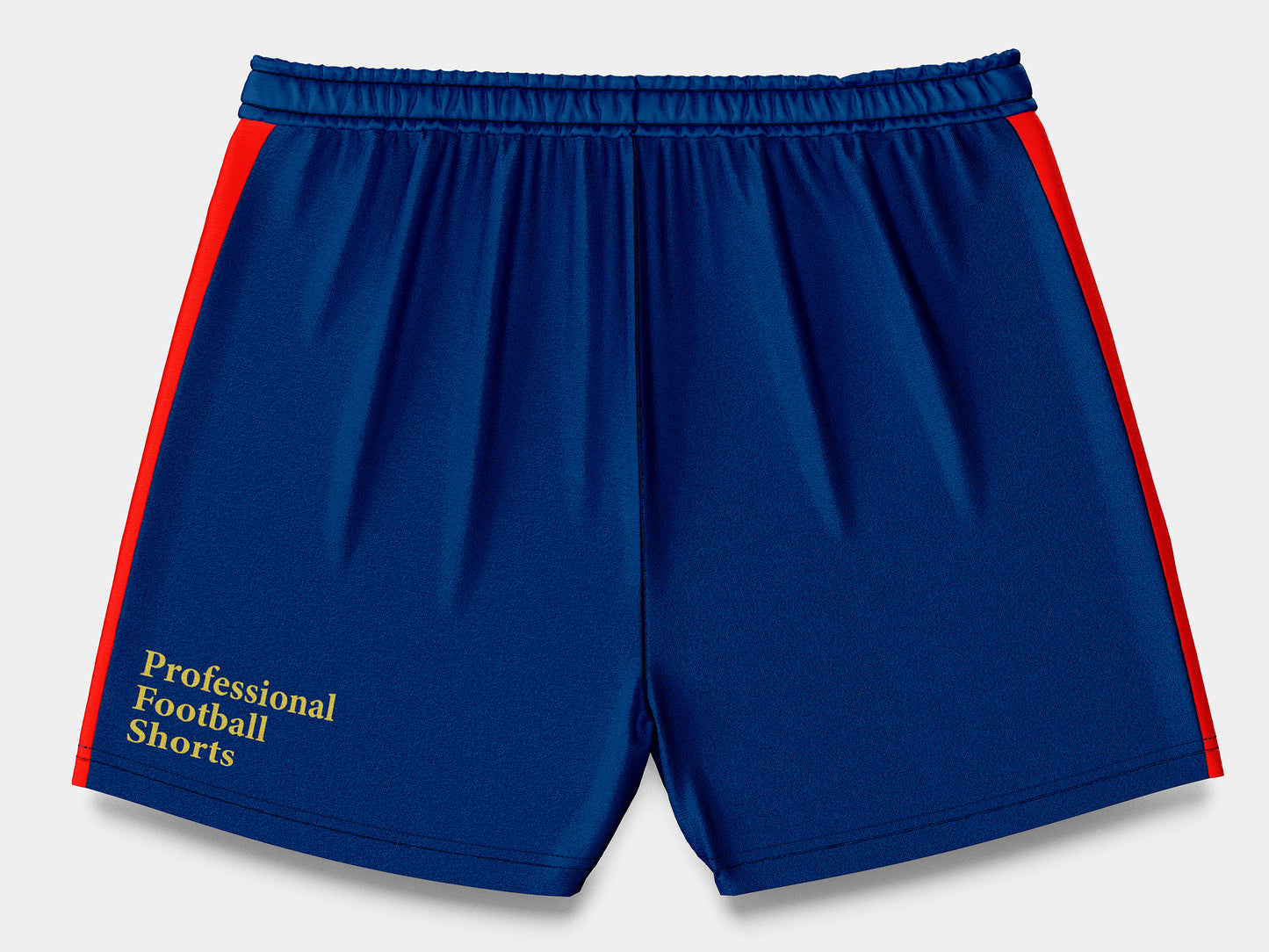 Football Shorts Mockup – Classic 1999 Edition, Back View, High-Resolution