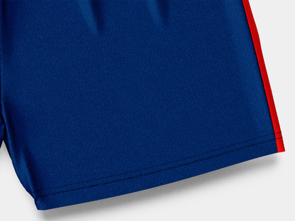 Football Shorts Mockup – Classic 1999 Edition, Back View, High-Resolution
