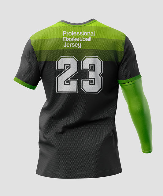 Basketball Jersey Mockup – Back View, High-Resolution