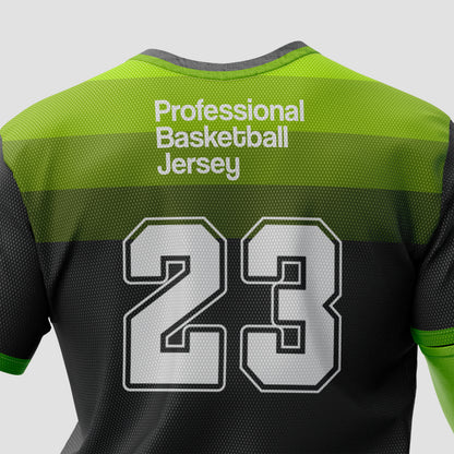 Basketball Jersey Mockup – Back View, High-Resolution