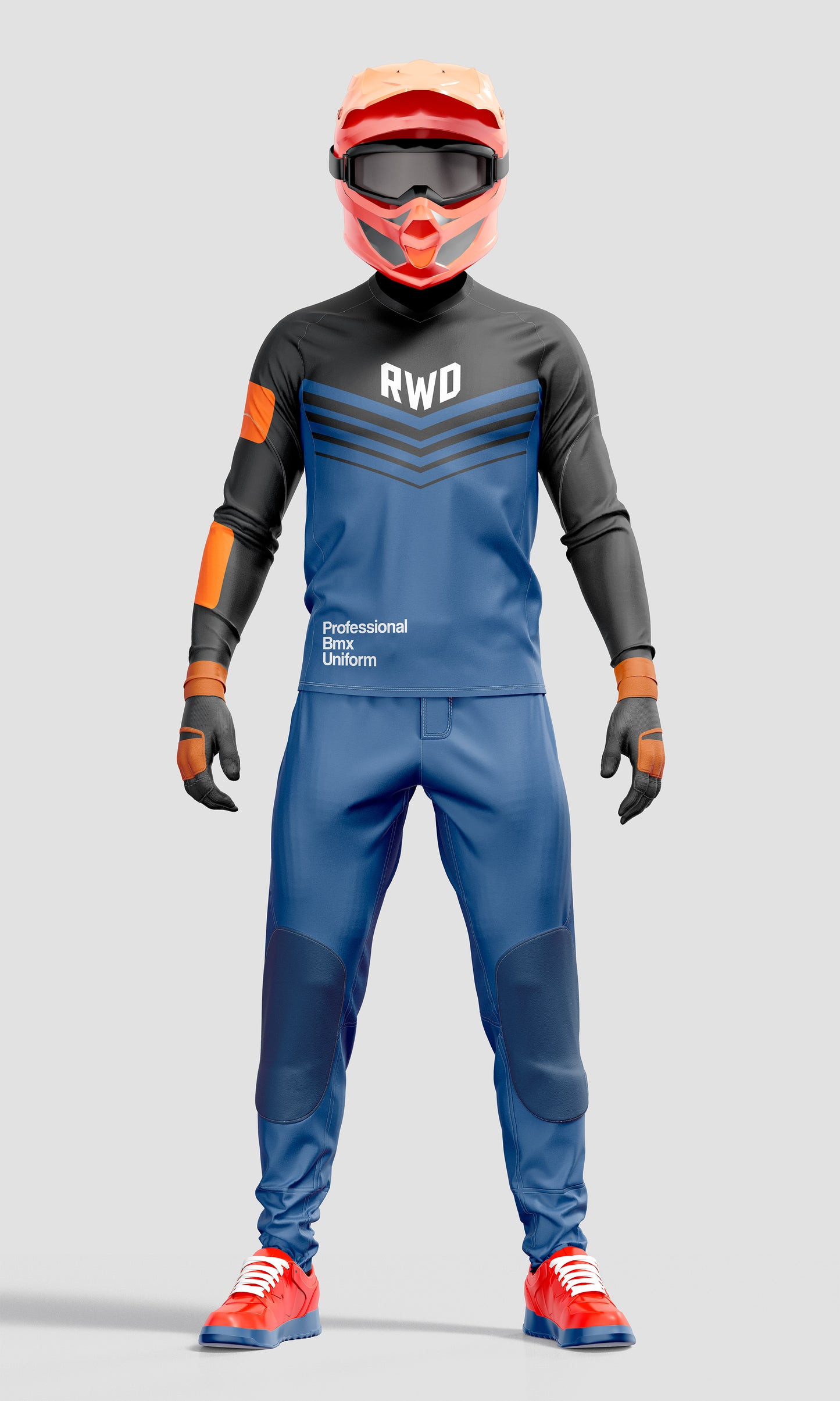 BMX Uniform Mockup – High-Resolution, Front View