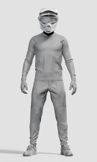 BMX Uniform Mockup – High-Resolution, Front View