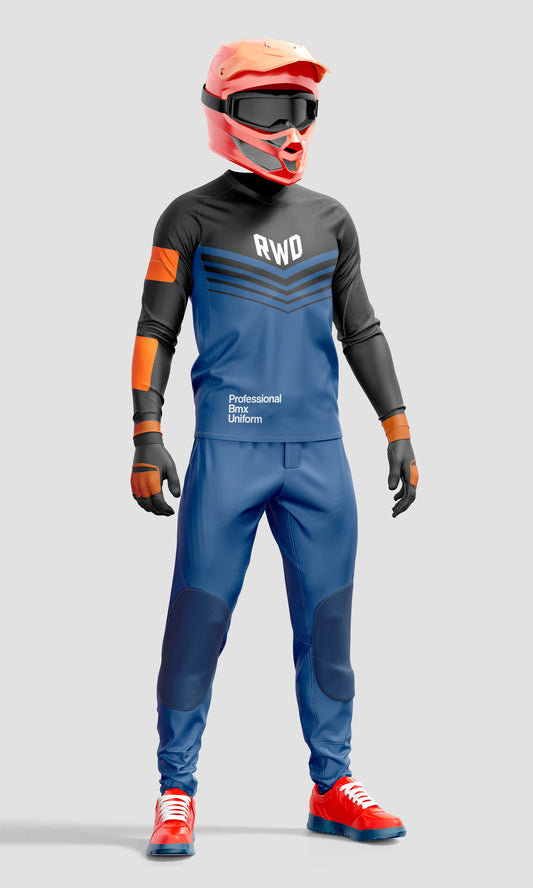 BMX Uniform Mockup – High-Resolution, Side View