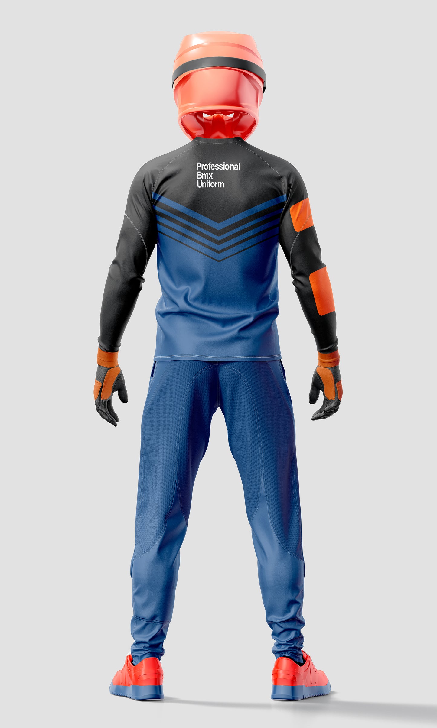 BMX Uniform Mockup – High-Resolution, Back View