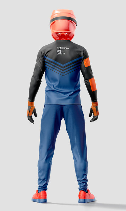 BMX Uniform Mockup – High-Resolution, Back View