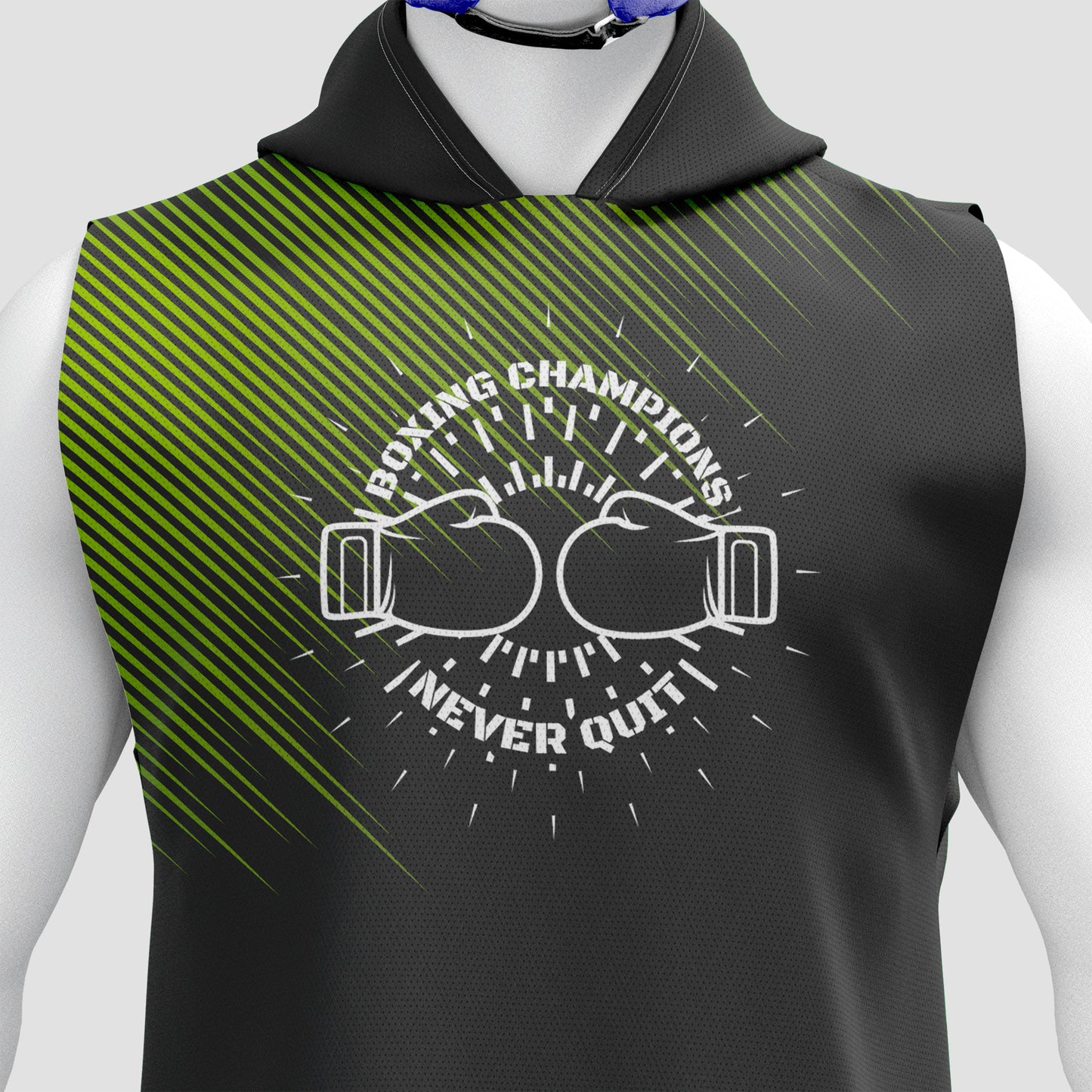 Boxing Training Mockup – Front View, High-Resolution