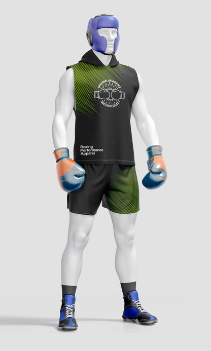 Boxing Training Mockup – Side View, High-Resolution