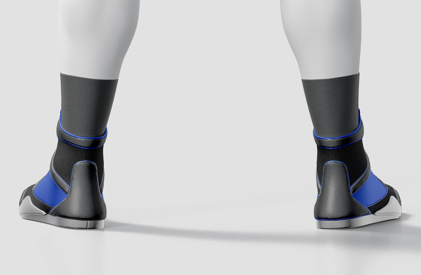 Boxing Training Mockup – Back View, High-Resolution