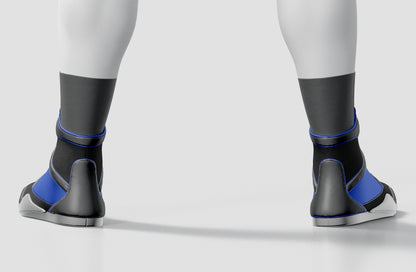 Boxing Training Mockup – Back View, High-Resolution