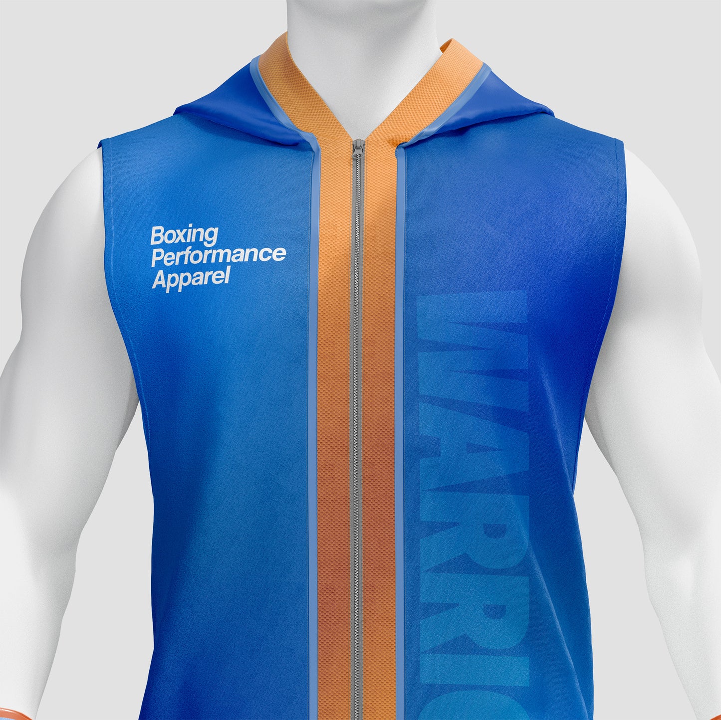 Boxing Competition Mockup – Front View, High-Resolution