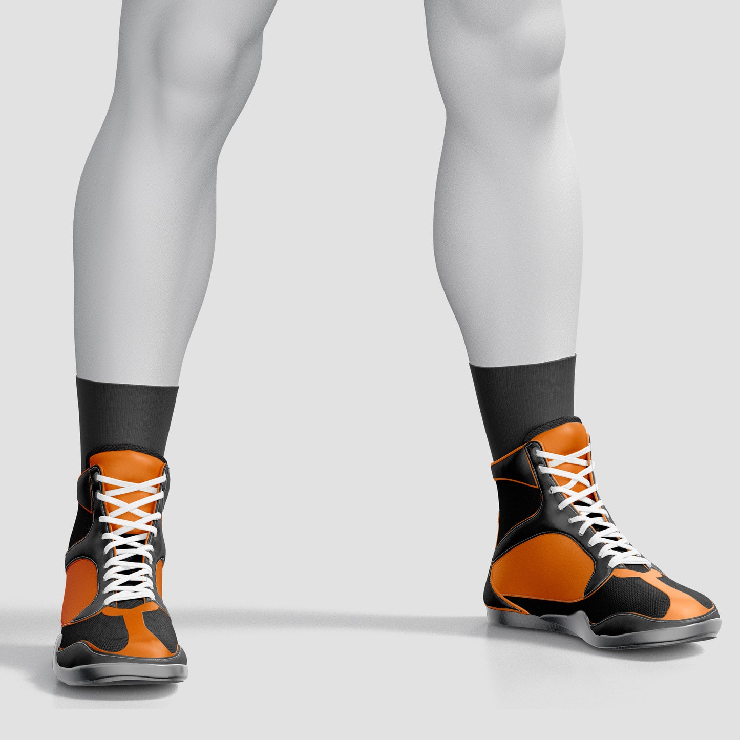 Boxing Competition Mockup – Side View, High-Resolution