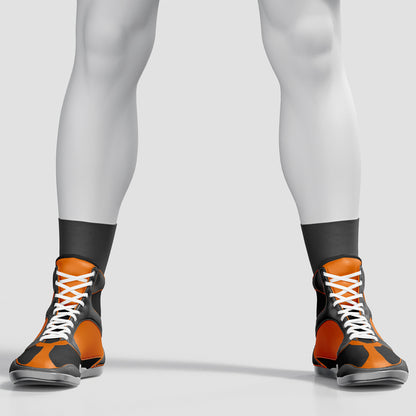 Boxing Competition Mockup – Front View, High-Resolution