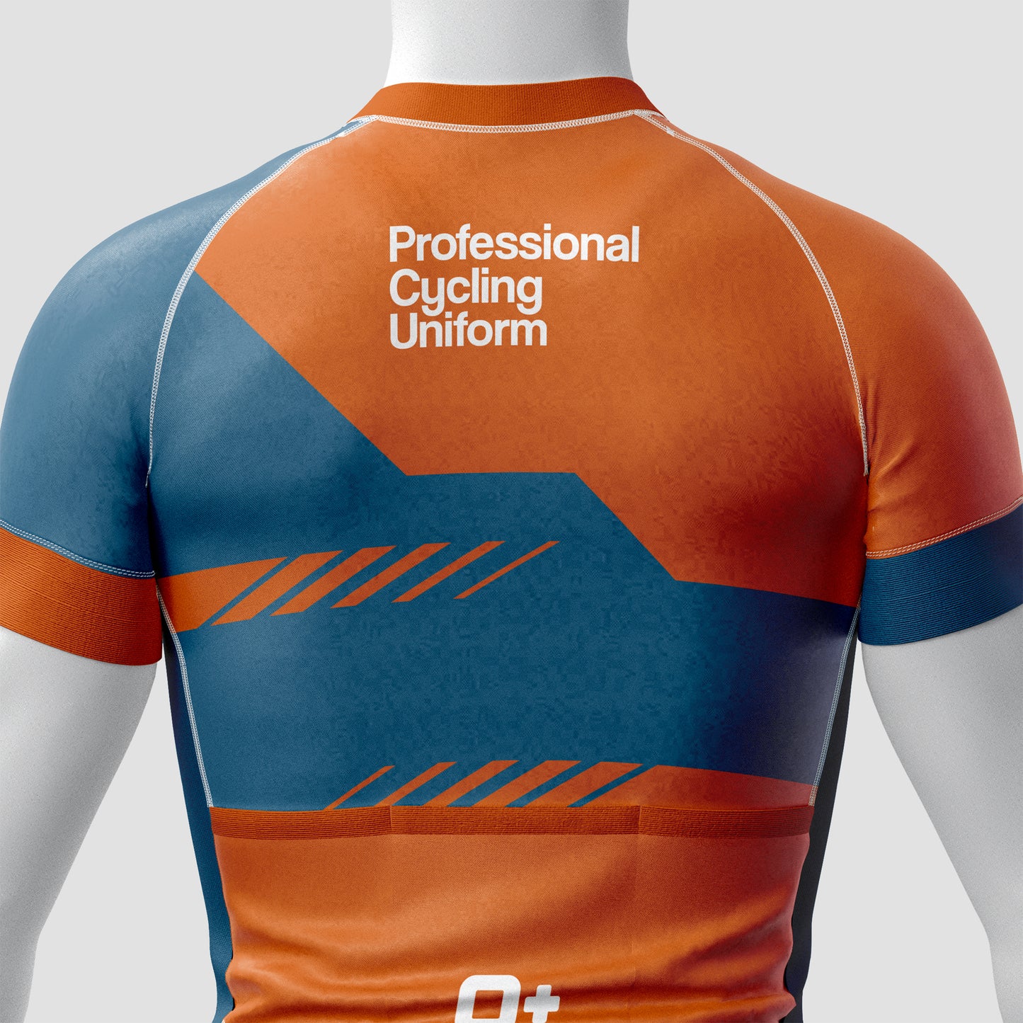 Cycling Uniform Mockup – High-Resolution, Back View