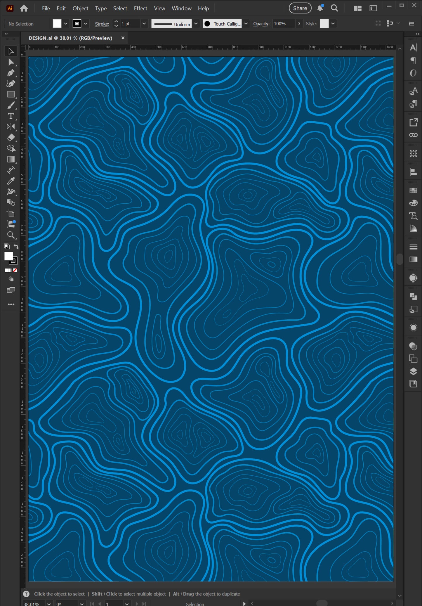 4 Vector Texture Pack – Topographic Maps – AI & EPS Files